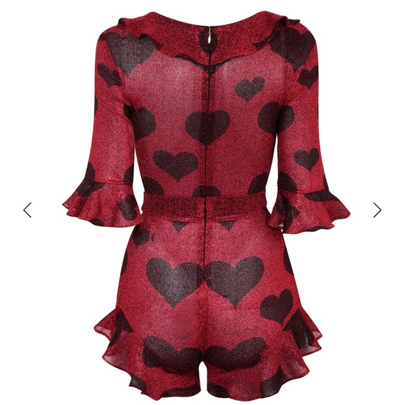 ♥️ Heart print Agent Provocateur Amour romper lingerie with original AP box - Picture 7 of 11